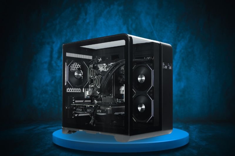 ionz Gaming PC LCD with Ryzen 7 5700X and RTX 4070