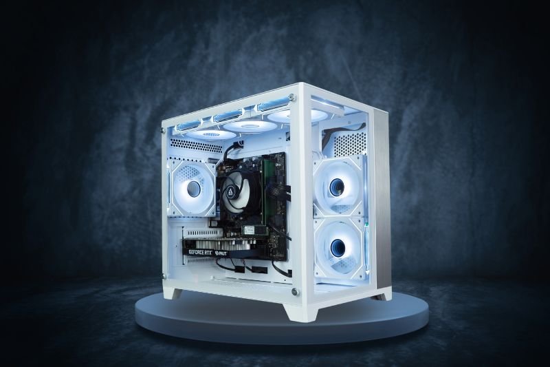 ionz Gaming PC with Ryzen 7 5700X and RTX 5060