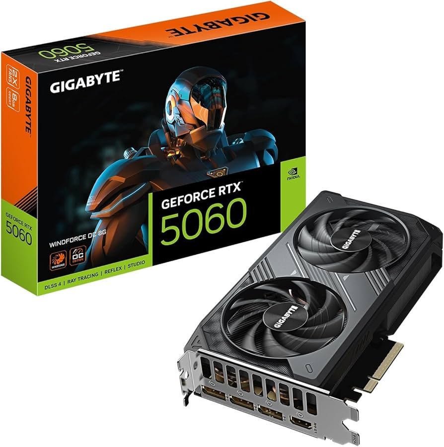 Nvidia GeForce RTX 5060 product photo placeholder